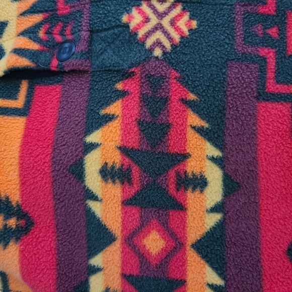 Southwest Pattern Fleece Hooded Sweater - Picture 13 of 15